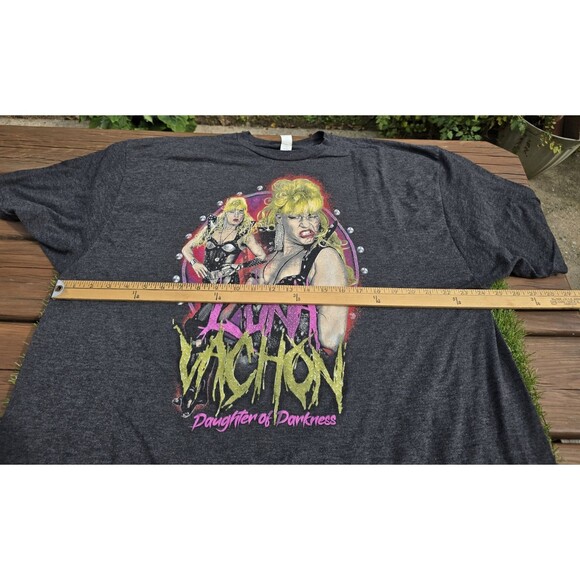Luna Vachon T-Shirt Mens Size XXXL Dark Gray Daughter Of Darkness Wrestling - Picture 9 of 11